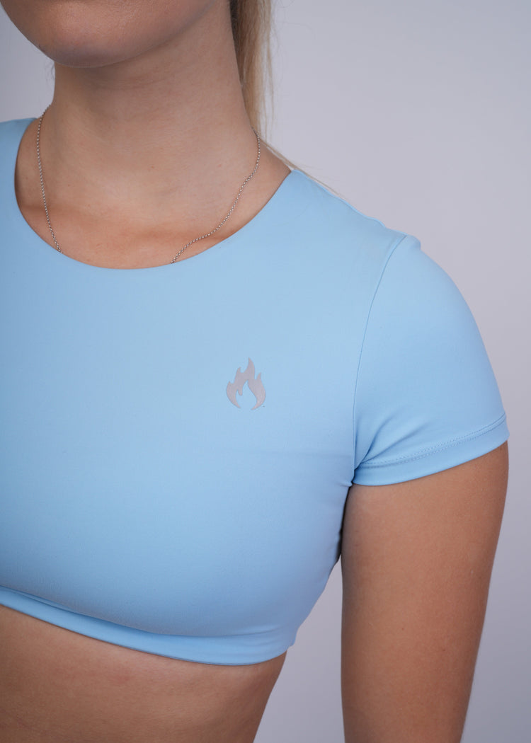 Short sleeve crop top set Spofire