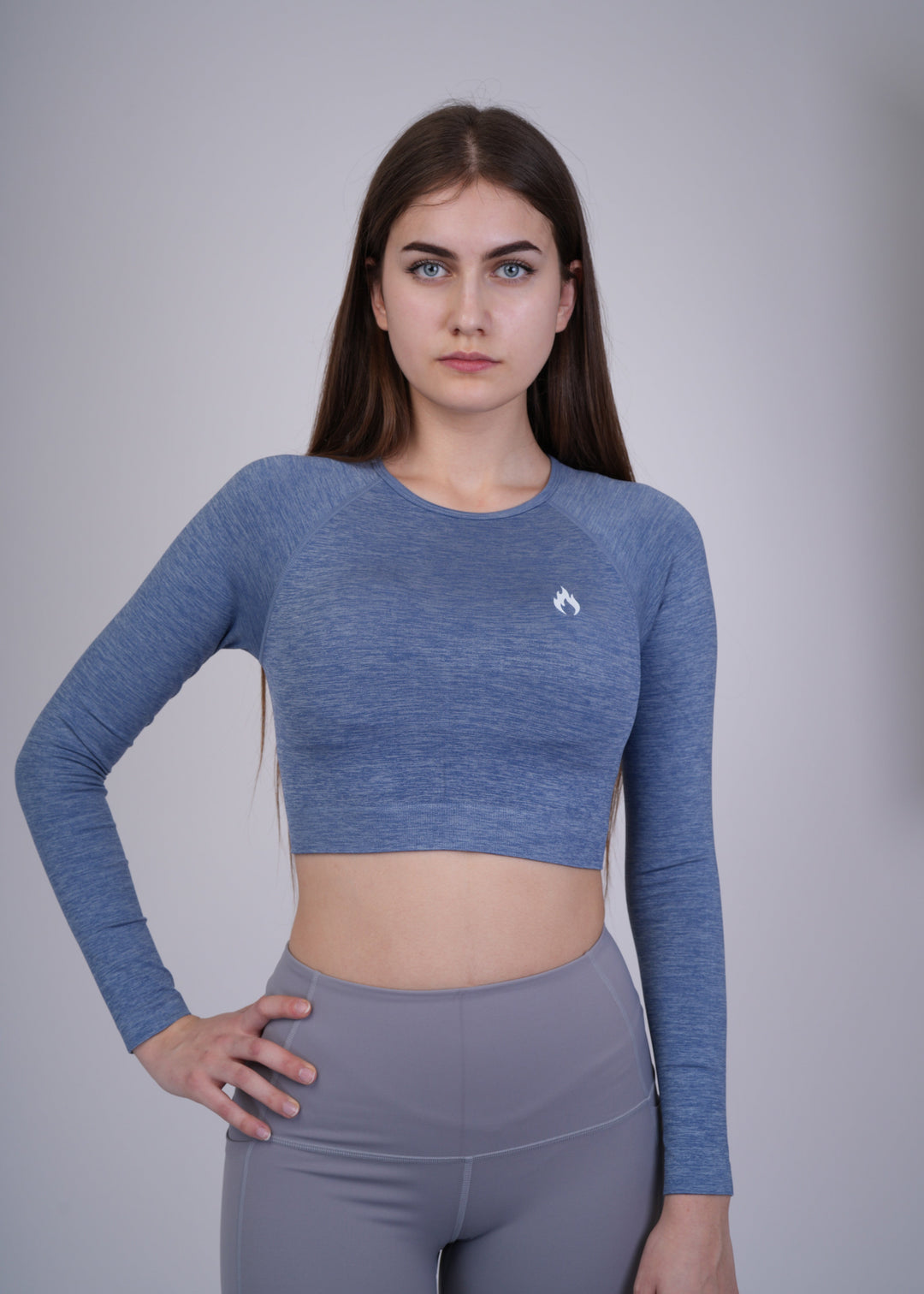 Seamless long sleeves crop top Spofire