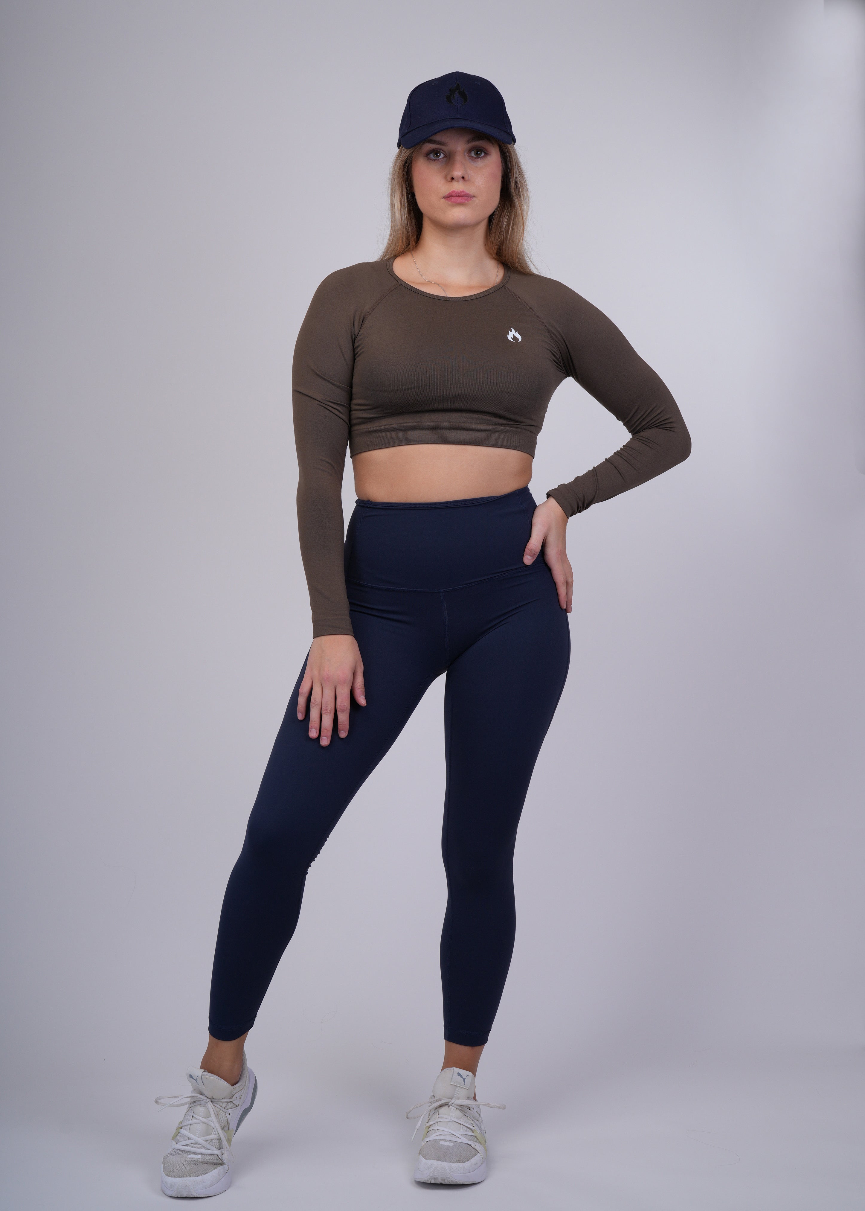 Seamless long sleeves crop top Spofire