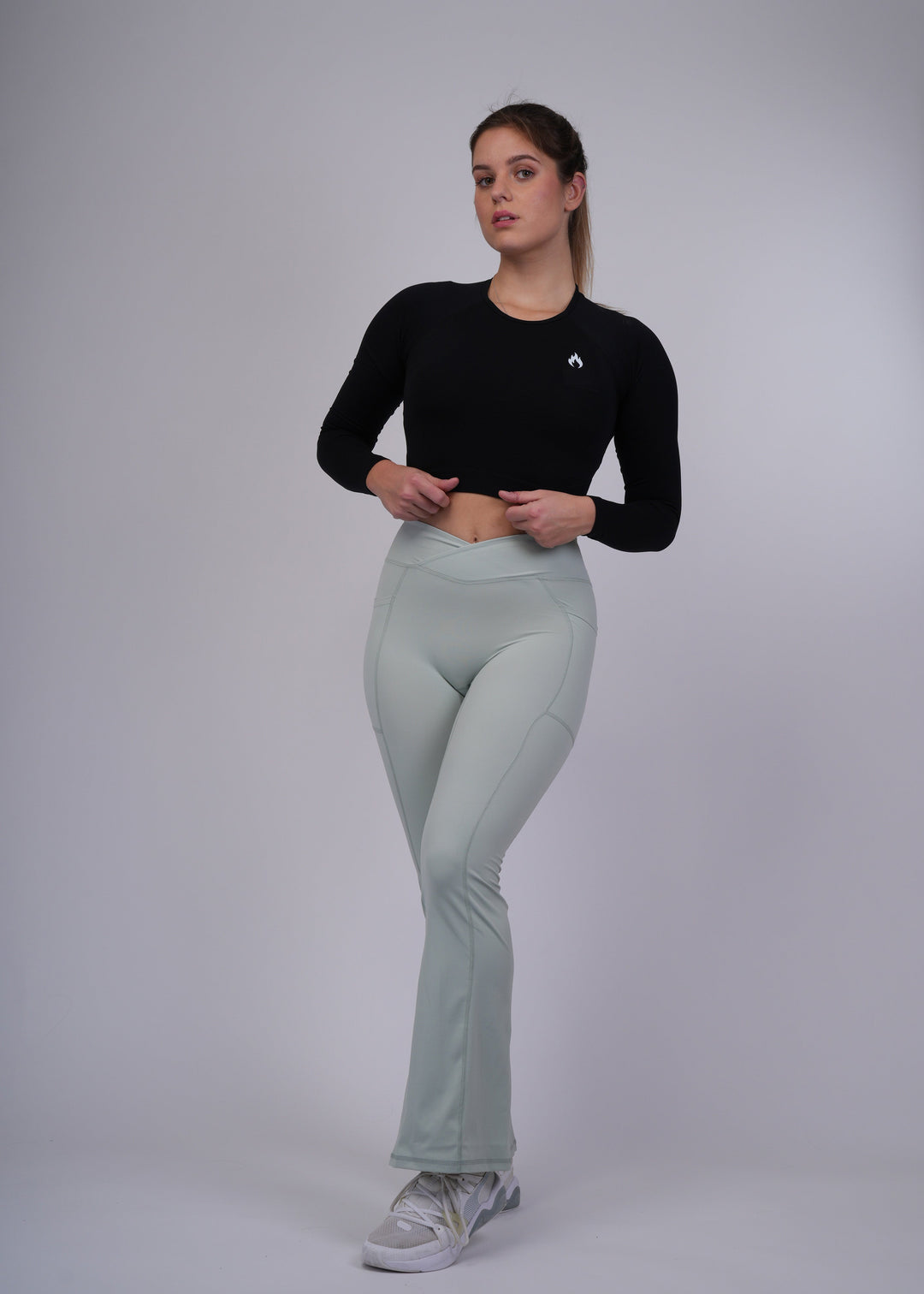 Seamless long sleeves crop top Spofire