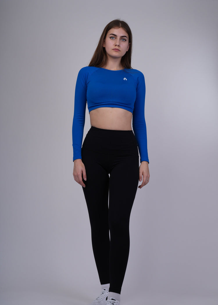 Seamless long sleeves crop top Spofire